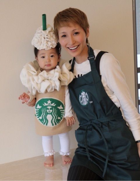 🤍🖤 𝗛𝗔𝗣𝗣𝗬 𝗛𝗔𝗟𝗟𝗢𝗪𝗘𝗘𝗡 👻 𓂃 𓈒𓏸フラペチーノベビーハロウィンスタバ赤ちゃん赤ちゃんのいる生活赤ちゃんのいる暮らし