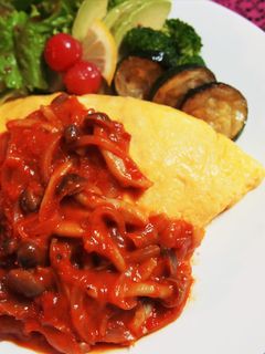 オムライス トマトソースかけレシピ・作り方ネスレ日本 製品情報サイト