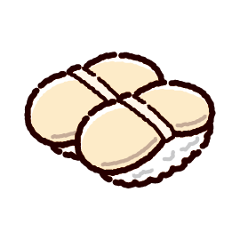 お皿 主線アリ シンプル漫画 寿司・鮨のイラストホタテ貝帆立貝の握り寿司のイラスト173902949- イメージマート