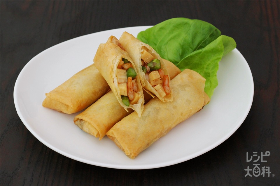えびと春雨の春巻のレシピぱくぱく献立くん 料理レシピ