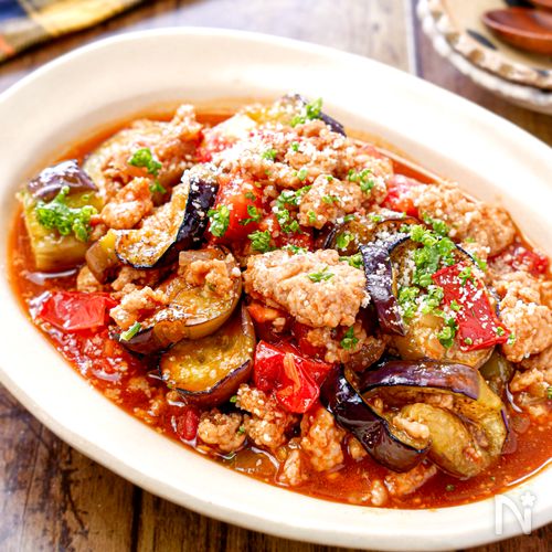 いくらでもいけちゃう♡無限茄子『茄子と南瓜の洋風南蛮』