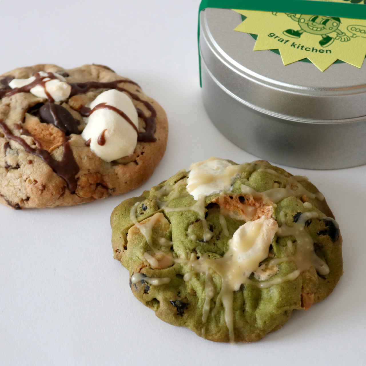 バターなしのサクサク米粉クッキーでスモア