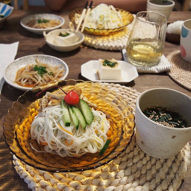 そうめん盛り付けおしゃれTikTok