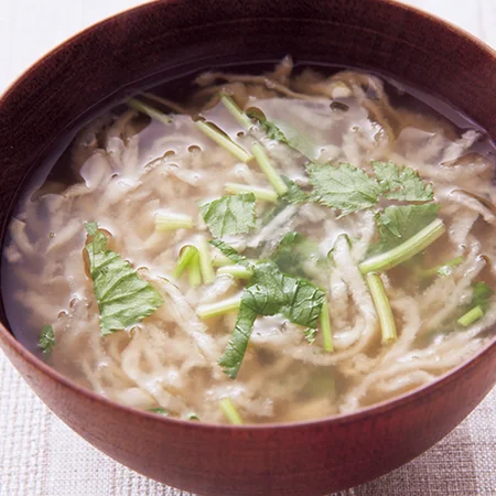 切り干し大根と三つ葉のごまポン酢合え★節約副菜