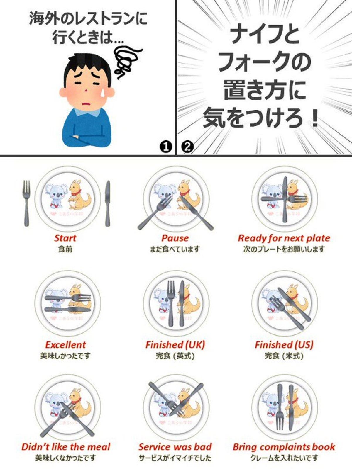 フォークは上向き？下向き？松山のフランス料理店「ル・トワ・ルージュ」