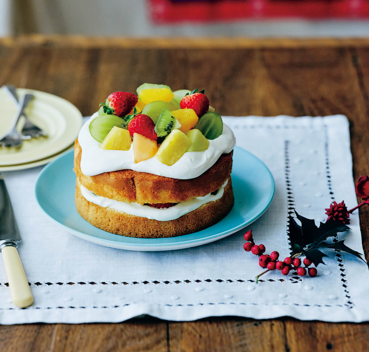 フルーツレアチーズケーキの作り方 How To Make Fruit No-Bake cheesecake