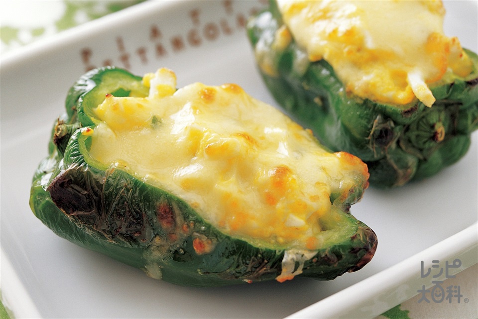 ピーマンのハムマヨ焼き