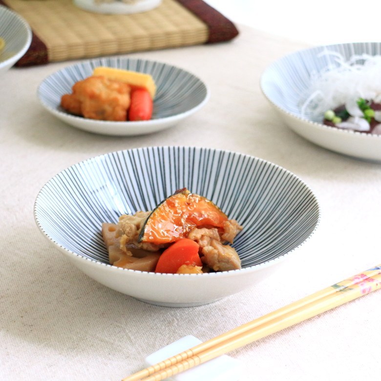 和食器 ロ255-158 夜明け四角鉢大 厨房館うつわ工房・こいずみみゆき