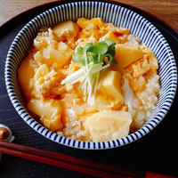 さっぱりお豆腐丼と夏野菜のお味噌汁の作り方 夏の朝ごはん・ヘルシー・健康