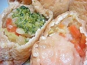 お弁当に!!油揚げで人参のくるくる巻き