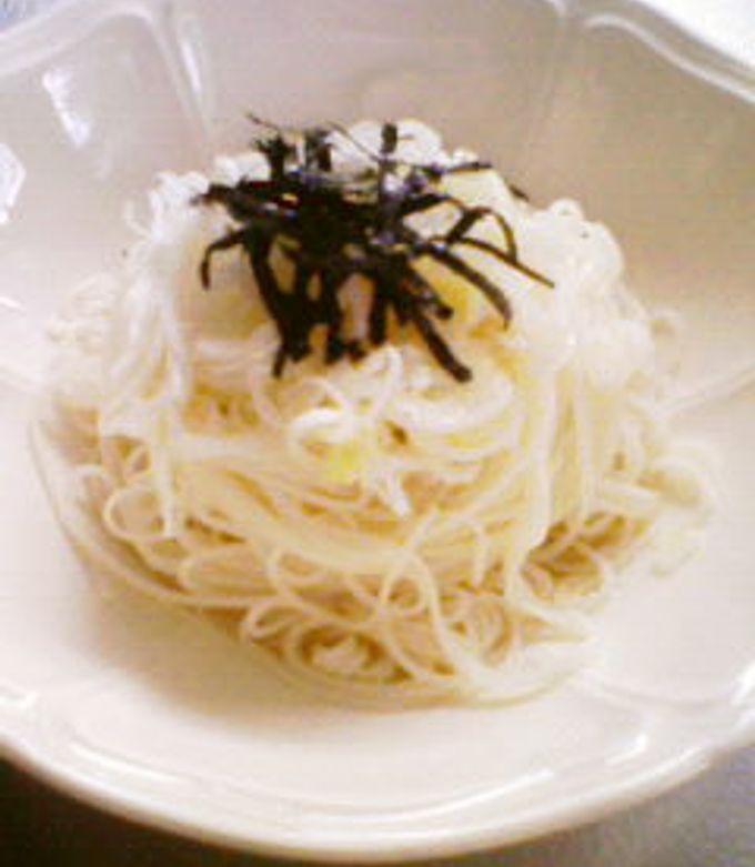 暑い日にもツルン！いける ピリ辛ネギ塩冷やしそうめん 辛さはお好みで