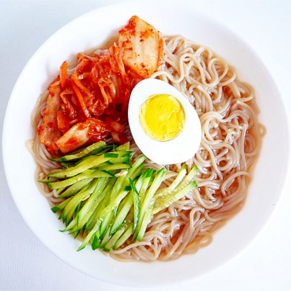 韓国料理レシピ麺料理 🍜ピリ辛さっぱり！韓国風ビビン冷麺 ネンミョンSuesfoodchronicles