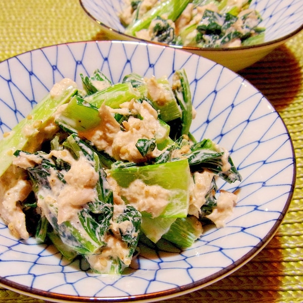 缶詰でおばんざい！小松菜とツナのサッと煮 副菜