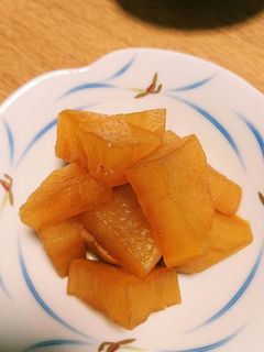 圧力鍋 豚の角煮と大根煮