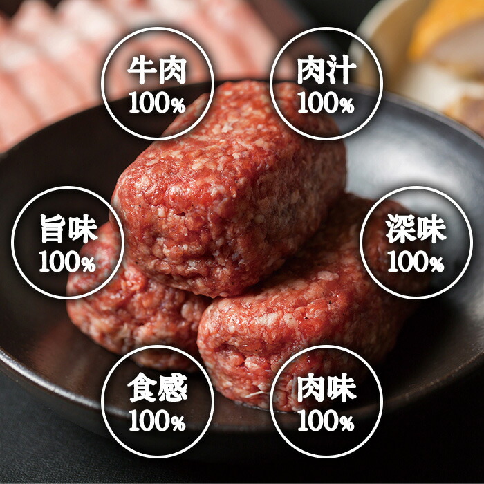 ふるさと納税 庄内町 きまぐれ母ちゃんの国産牛と三味豚ハンバーグ 10個