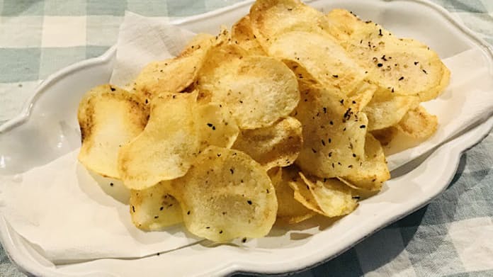 油不使用なのに驚きのパリパリ食感！」レンジで簡単 コンソメポテトチップス ダイエットおやつレシピ 低空飛行キッチン- エキスパート -Yahoo!ニュース