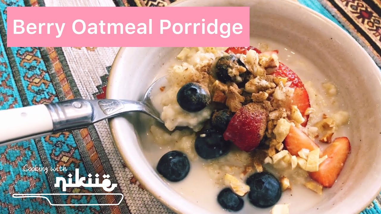 アーモンドとジンジャーのポリッジ