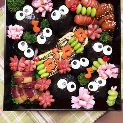 トトロキャラ弁当の作り方