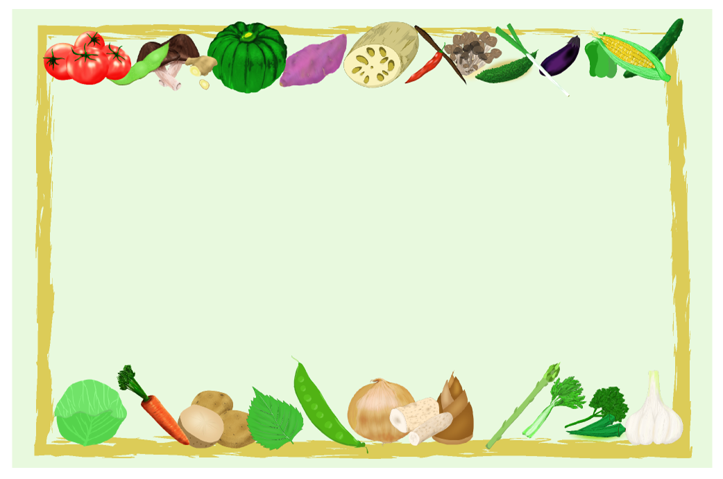 野菜フリー素材 キューブ