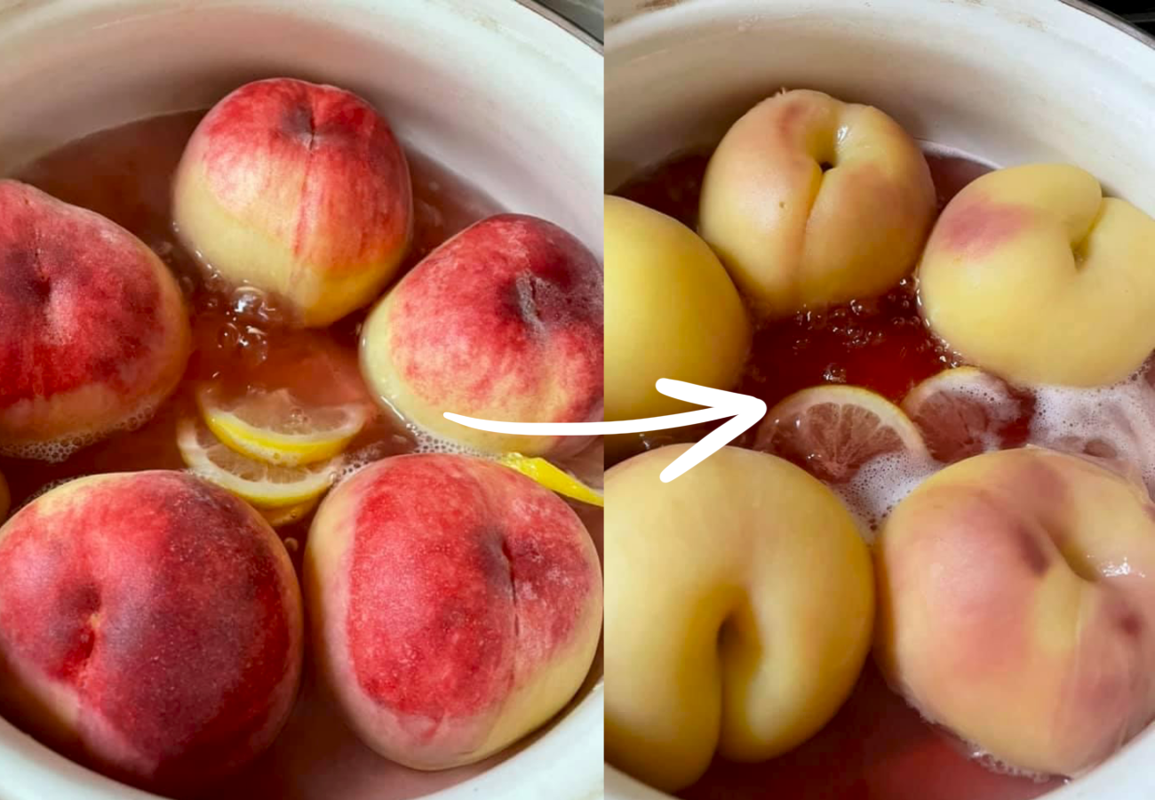 簡単 プロのパティシエが教える 桃のコンポートの作り方