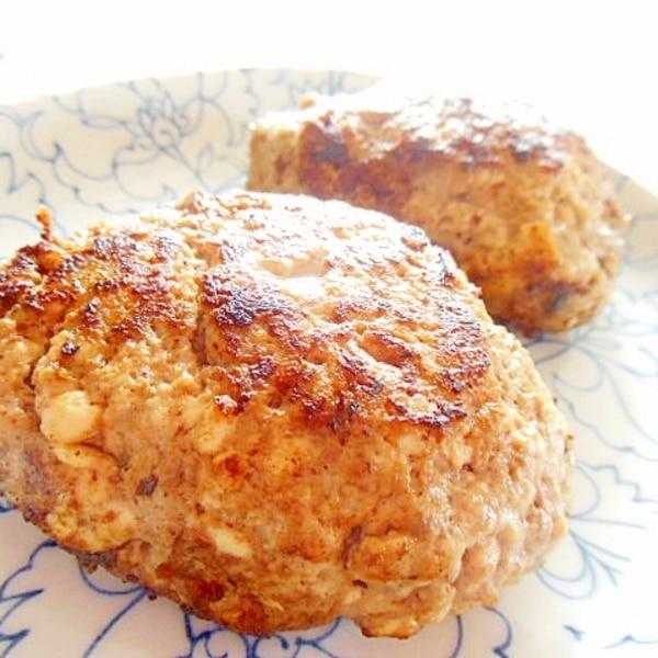 節約＆ヘルシー！豚こまの照り焼きハンバーグ