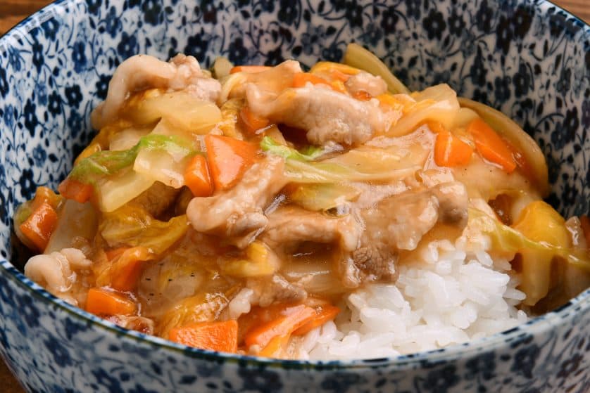 手軽にがっつり！豚ロース照り焼き丼