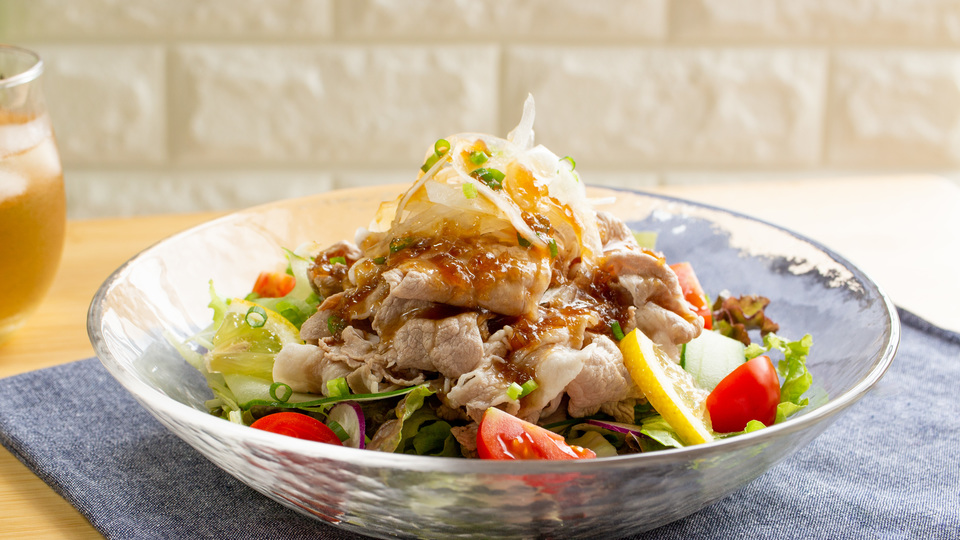 ３０分の献立に変更した晩御飯～豚しゃぶサラダ～ : 水は方円の器に随うⅢ