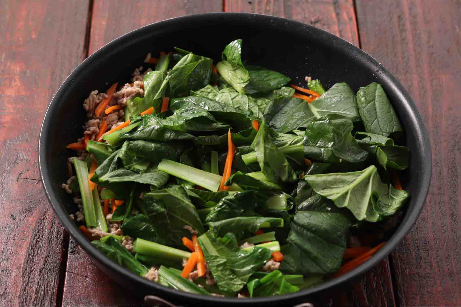 小松菜のチャプチェ