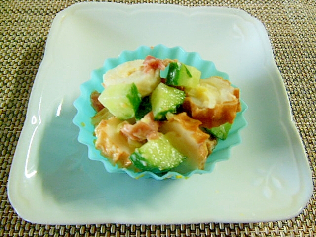 お弁当の彩りに☆きゅうりとハムのロール