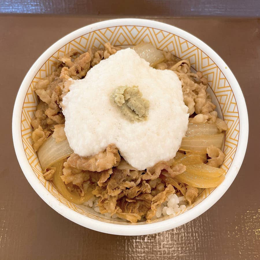 すき家の牛丼で一番好きなトッピングとその食べ方。『わさび山かけ牛丼』masaの食べ歩き記録