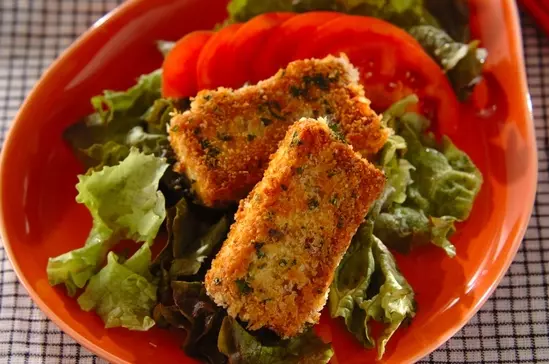 豆腐のミニカツレツ風