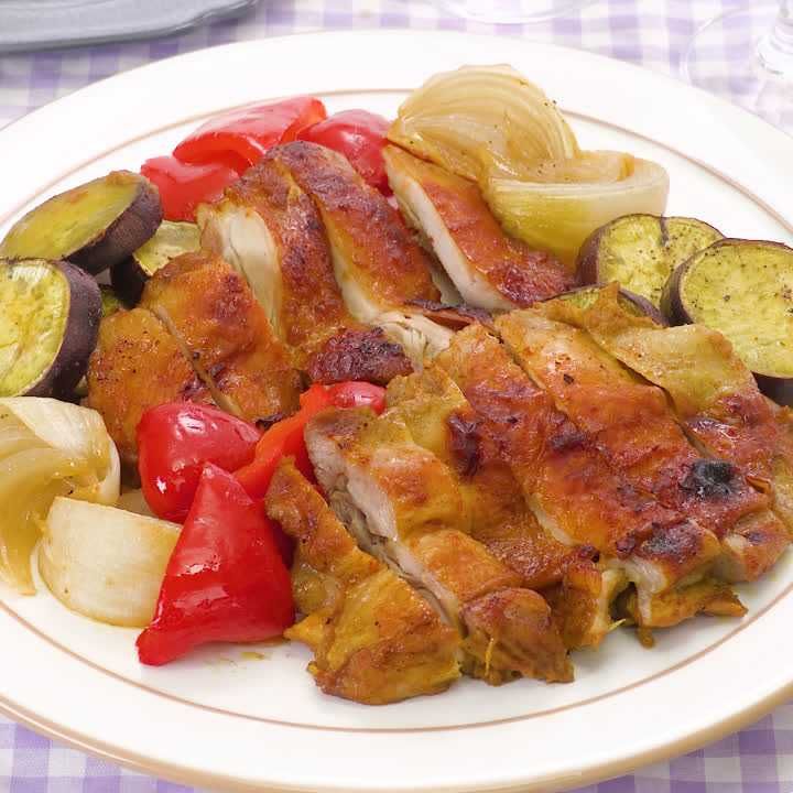 鶏もも肉とじゃがいものオーブン焼きレシピエスビー食品株式会社