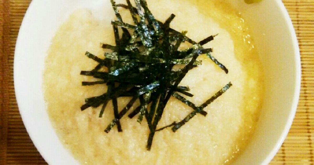 簡単10分！白だしで味が決まるとろろご飯のレシピ
