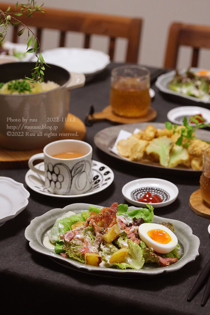 予防めし≫冷しゃぶの海藻サラダ献立スタジオウィッシュ京都の料理撮影スタジオ