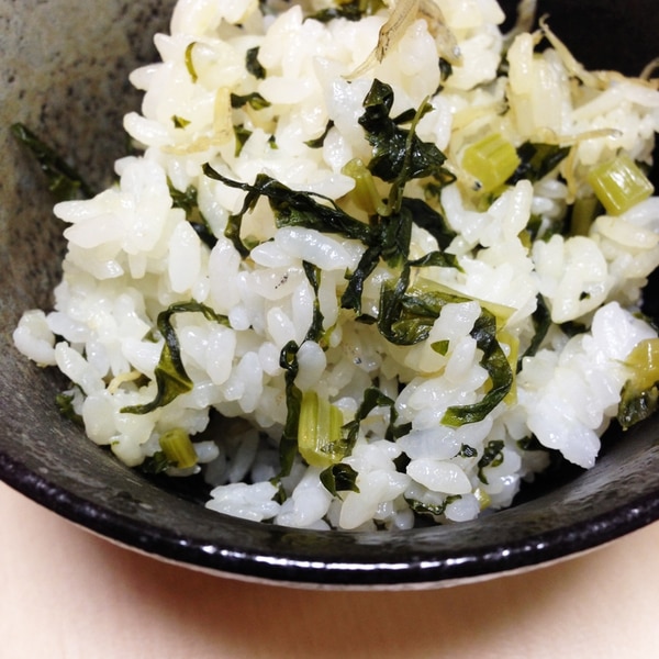 大根の葉の混ぜご飯