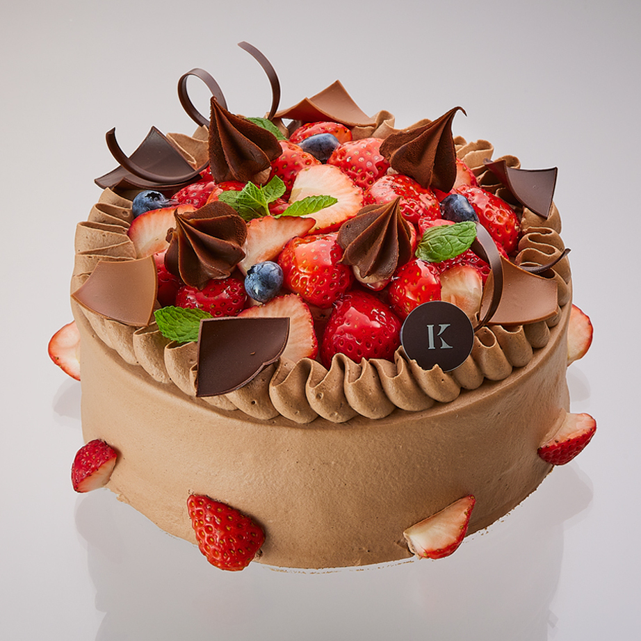 2.いちごの生チョコデコレーション