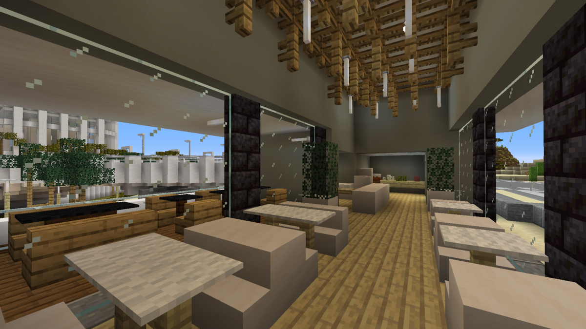 マイクラ オシャレなカフェの作り方 簡単 マイクラ建築Minecraft TutorialCafe