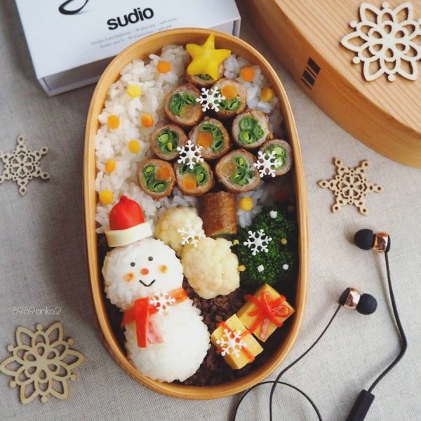 あ～るママ『プチ雪だるまのお弁当と作り方♪～キャラ弁～』