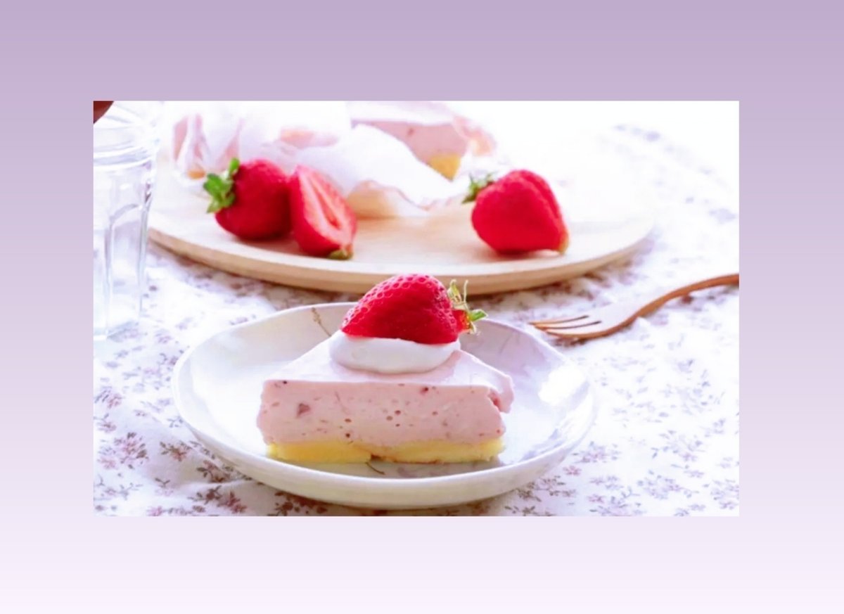 フルーチェチーズケーキ