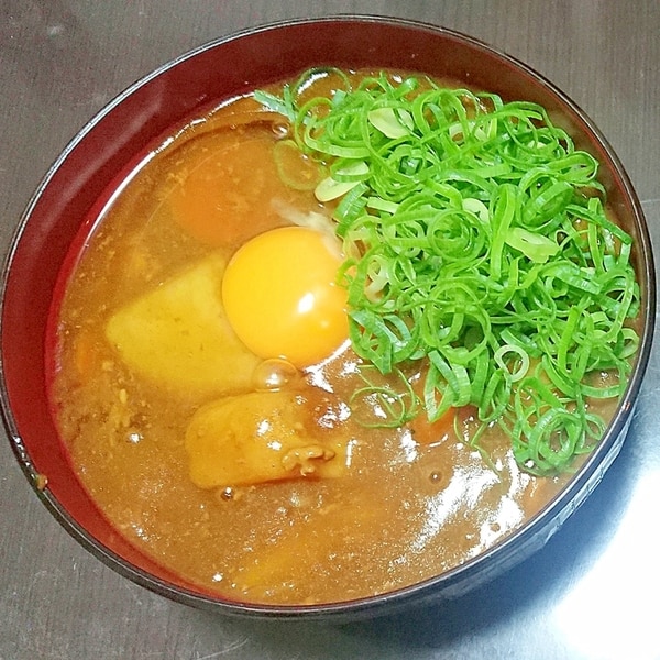 残りのカレーで簡単！極旨カレーうどんの作り方