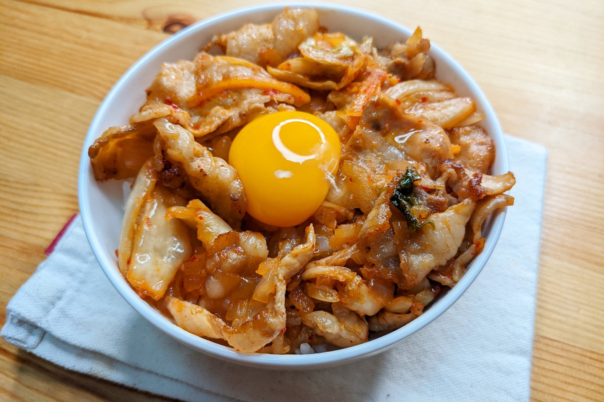絶品！コテコテ豚キムチ丼 レシピ- おおまめとまめ育児日記