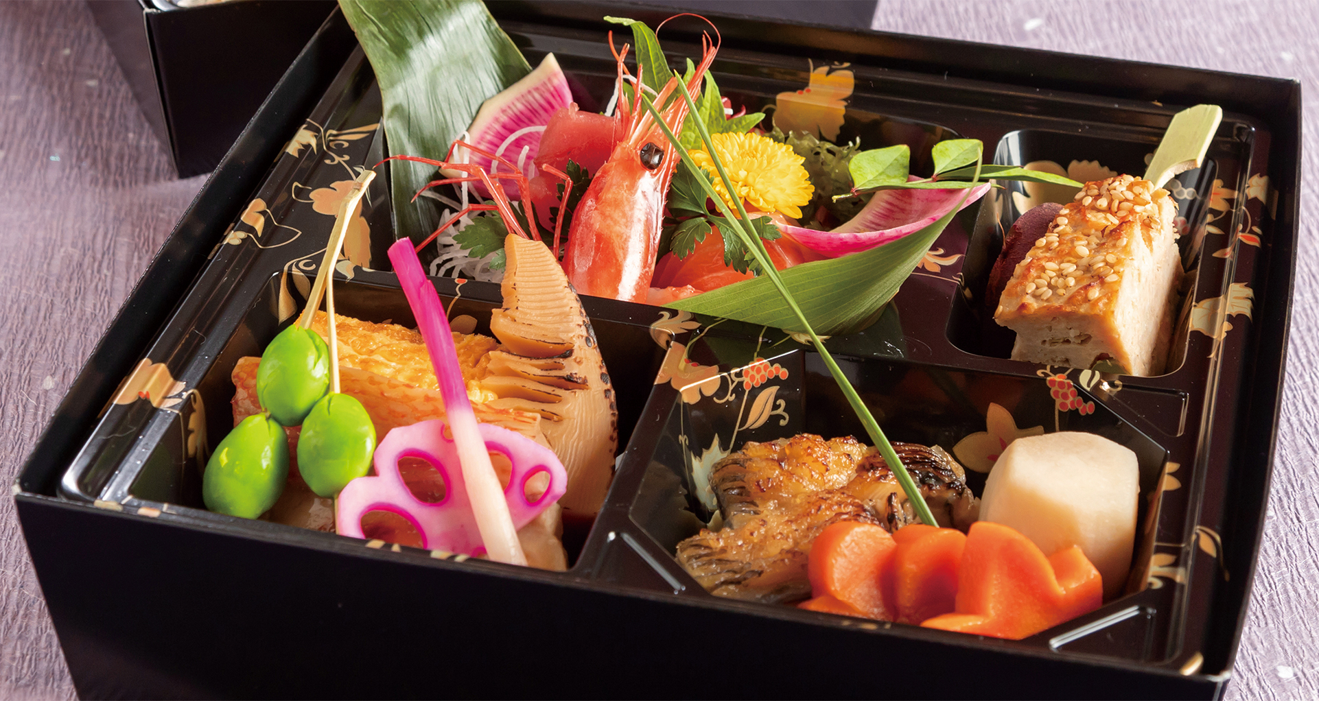 お祝い祝膳に焼鯛など慶事のお料理多数取り揃えております 京料理 美濃吉