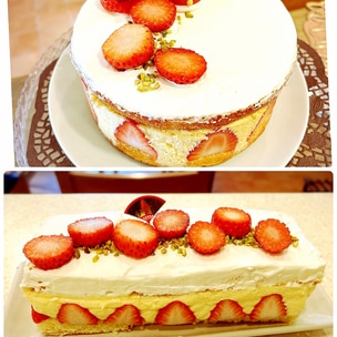 バナナの爽やか～♪天板ケーキ