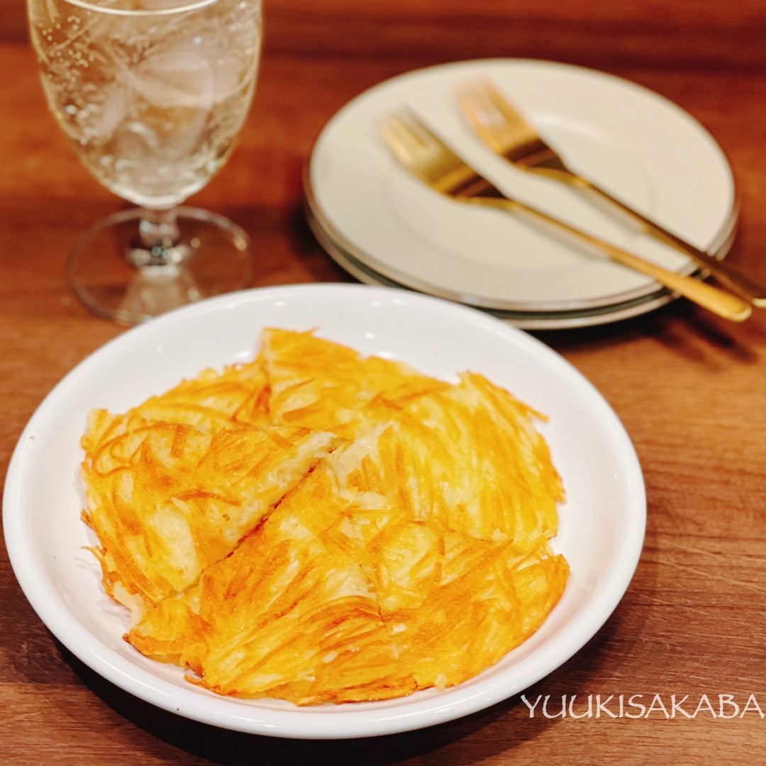 新じゃがとしらすのガレット