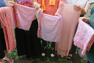 捨ててしまう前に。野菜でできる草木染三菱電機 CME CLUB MITSUBISHI ELECTRIC