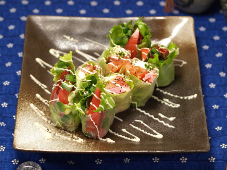 一風変わった変わり種！アレンジ春巻きワンプレート 献立紹介元気出せよな！！ー簡単オシャレなワンプレートご飯のススメ