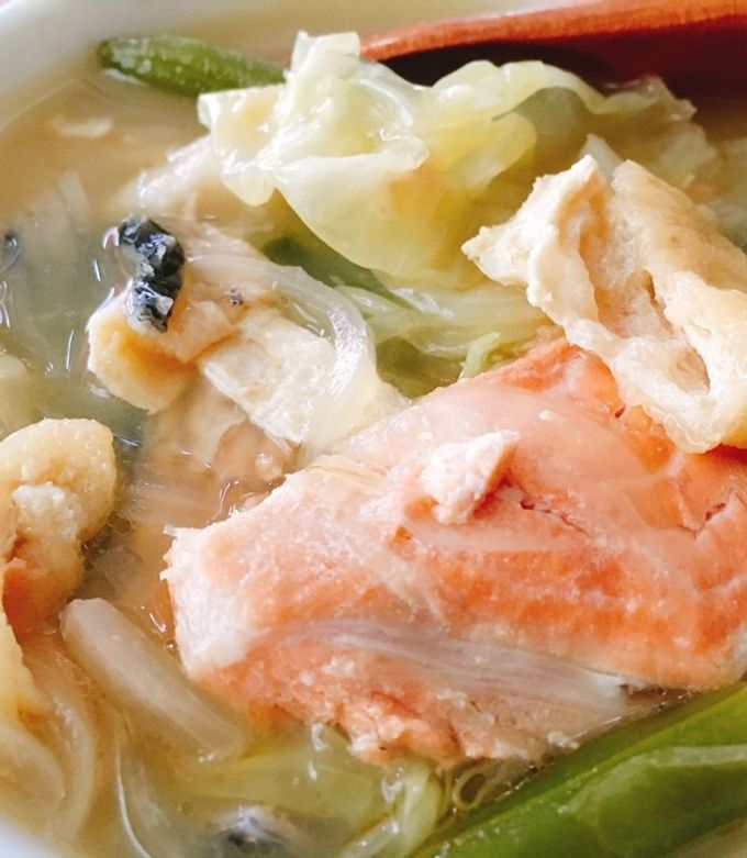 サーモンのあら汁 レシピ・作り方 by taka5chan - 楽天レシピ
