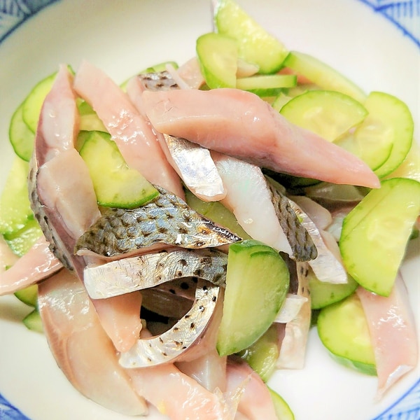 新説・魚食レポvol.8 酢締めコハダの冷やし中華かにへ