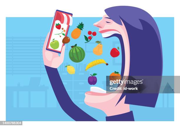 食べすぎのイラスト素材 - PIXTA