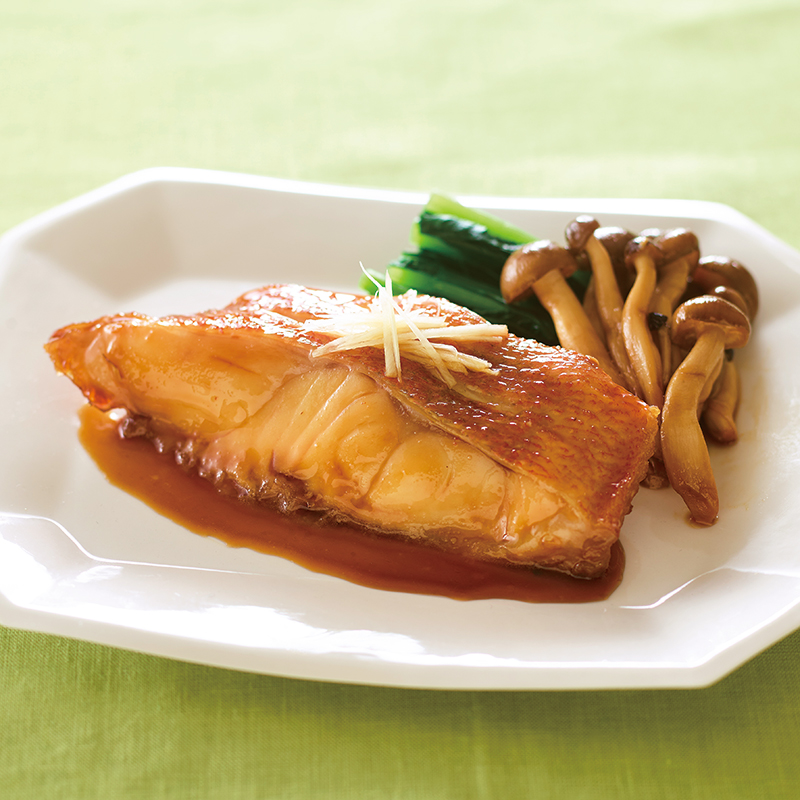 赤魚のレンチン煮魚 にんにく風味